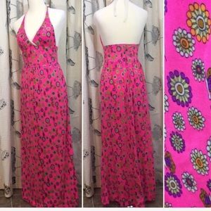 Vintage Psychadelic Maxi Dress